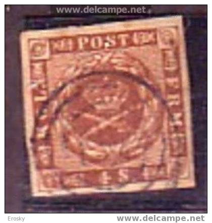 L4268 - DANEMARK DENMARK Yv N°8 - Used Stamps