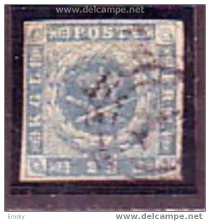 L4265 - DANEMARK DENMARK Yv N°3 SIGNED - Used Stamps