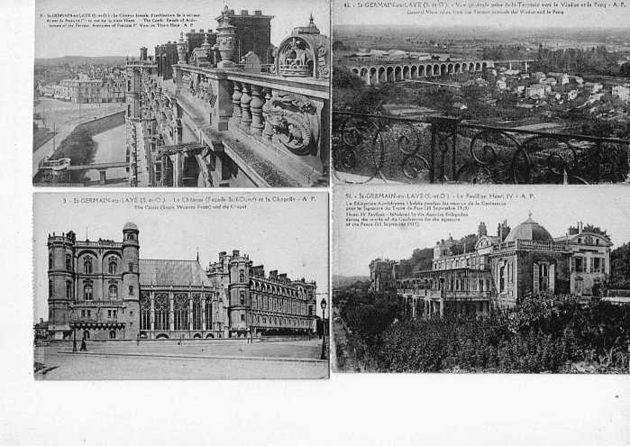 180106 : Saint Germain : Lot 12 CPA - St. Germain En Laye (castle)