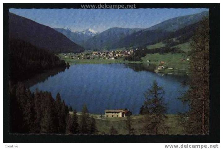 DAVOS 1650m Blick Von Hohwald Uber Dn See Gegen Tinzenhorn Und Piz Michel -Farbenphoto OTTO FURTER,Davos-Platz1958 - Davos