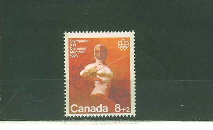 T0220 Escrime 576 Canada 1976 Neuf ** Jeux Olympiques De Montreal - Escrime