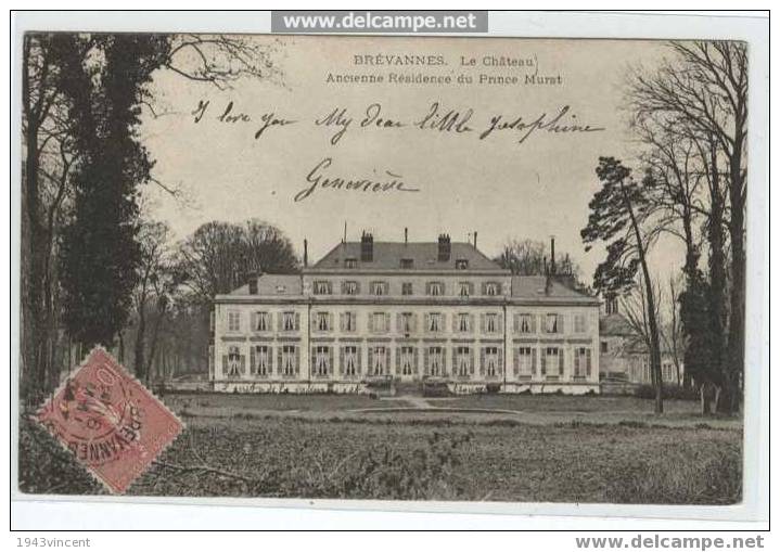 172 - BREVANNES - Le Chateau - Ancienne Résidence Du Prince Murat - 1904 - - Limeil Brevannes