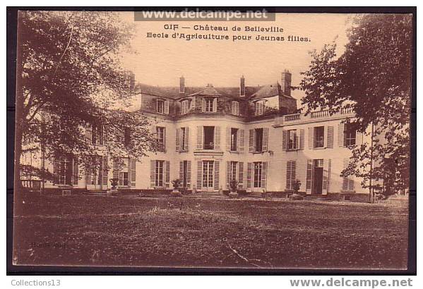 ESSONNE - Gif - Chateau De Belleville - Ecole D'agriculture Pour Jeunes Filles - Gif Sur Yvette