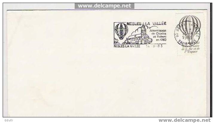 FRANCE / NESLES LA VALEE / 1983. - Montgolfier
