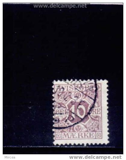 1432 - Danemark 1907 Journaux Yv.no.4 Oblitere - Usado