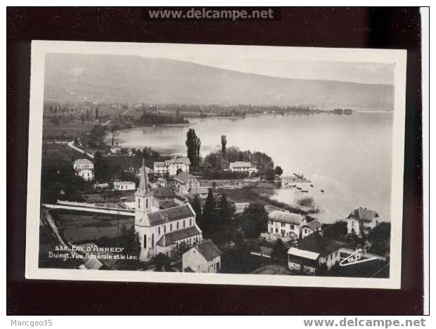 002560 Environs D' Annecy  Duingt Vue Générale & Le Lac édit.cap N°559 - Duingt