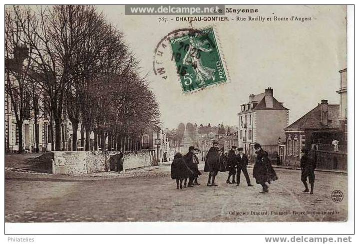 GONTIER  RUE RAZILLY 1915 - Chateau Gontier