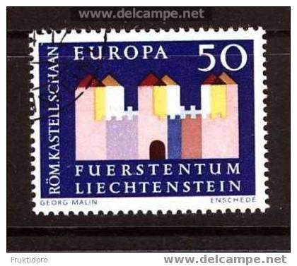 Liechtenstein Mi 444 Europa 1964 - Castle In Schaan - Oblitérés