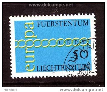 Liechtenstein Mi 545 Europa 1971 - Oblitérés