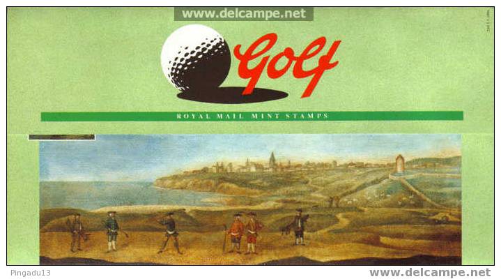 Pochette 5 Valeurs Grande-Bretagne Sur Le Golf Bel Ensemble à Voir Série Complète - Golf