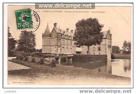 3585-Lorrez-le-Bocage, Château Du Comte De Ségur, Cour D'honneur - Lorrez Le Bocage Preaux