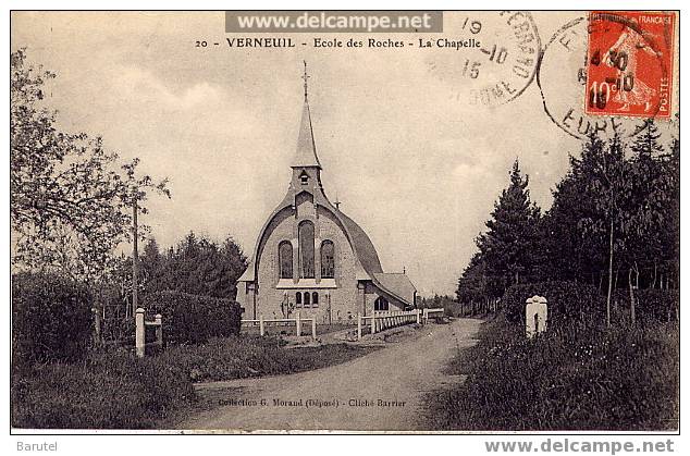 VERNEUIL - Ecole Des Roches : La Chapelle - Verneuil-sur-Avre