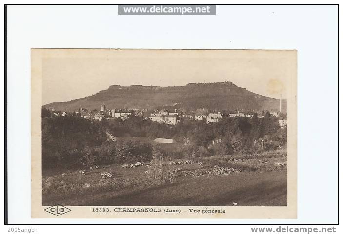 39 Dép .- 18333.Champagnole (Jura) -- Vue Générale. C.B.L.Etablissemrnt C.Lardier - - Champagnole