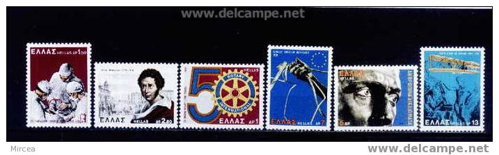 C740 - Grece 1978 -  Yv.no.1298/303 Neufs** - Unused Stamps