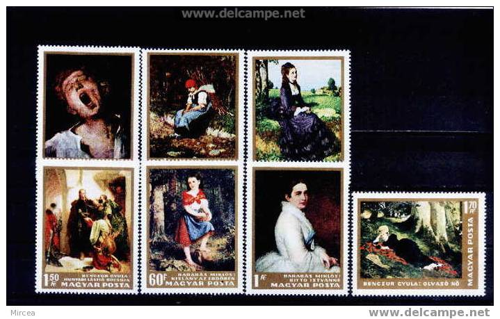 C898 - Hongrie 1966 - Yv.no.1865/71 Neufs** - Unused Stamps