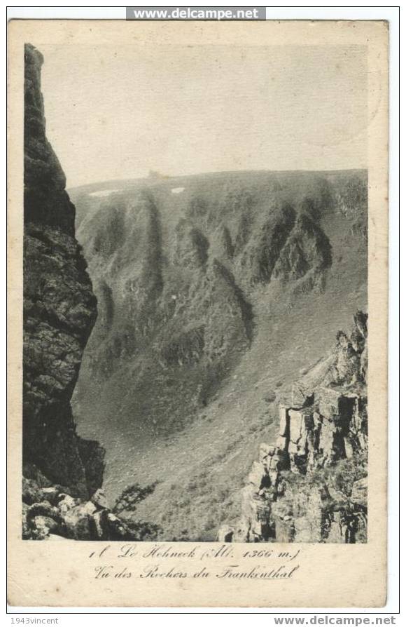 216 - LE MOHNECK - Altitude 1366m - Vu Des Rochers De Frankenthal 1932 - - Bruyeres