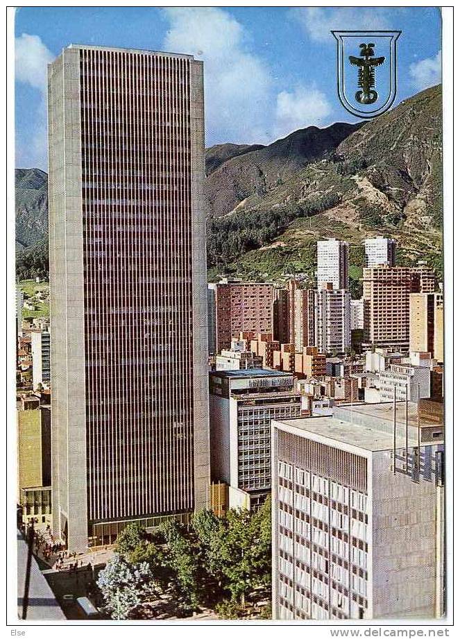 BOGOTA   D E COLOMBIA   -  EDIFICIA DE AVIANCA   -  AVIANCA AIRLINE BUILDING  -  CARTE POSTALE MODERNE - Colombie