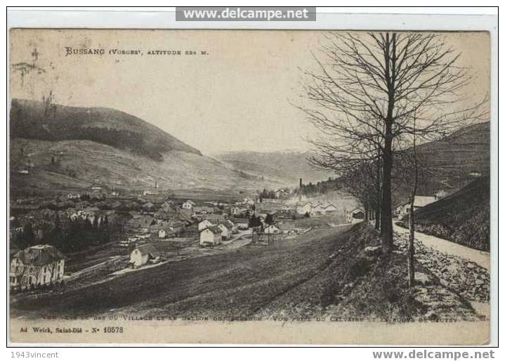 225 - BUSSANG - Altitude 624 M - EN 1932 - - Bussang