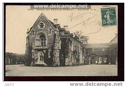 Jolie CP Ancienne Abbaye Des Vaux-de-Cernay - CAD Du 2-5-09 Pour Rédacteur Postes Et Télégraphes Saïgon Indochine - Vaux De Cernay