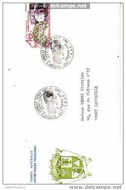 TAAF - 102 Sur FDC - FDC