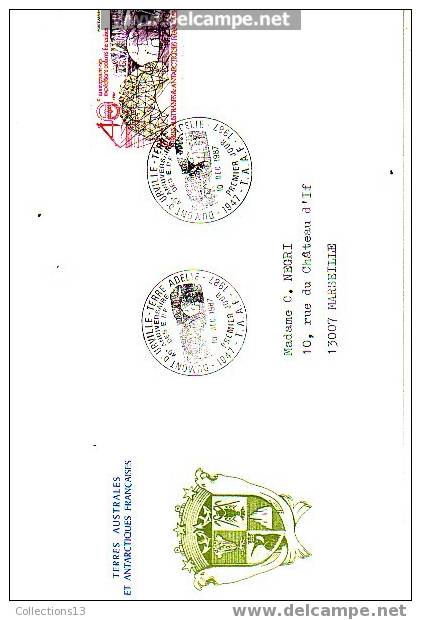 TAAF - 102 Sur FDC - FDC