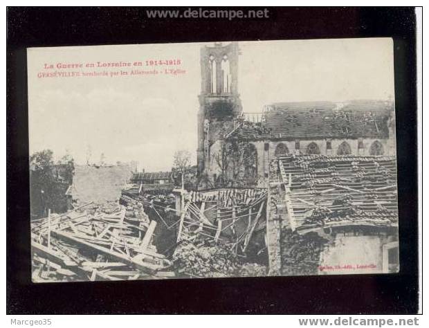 002648 Gerbéviller Bombardé Par Les Allemands L'église édit.bastien Guerre 1914-1915 - Gerbeviller