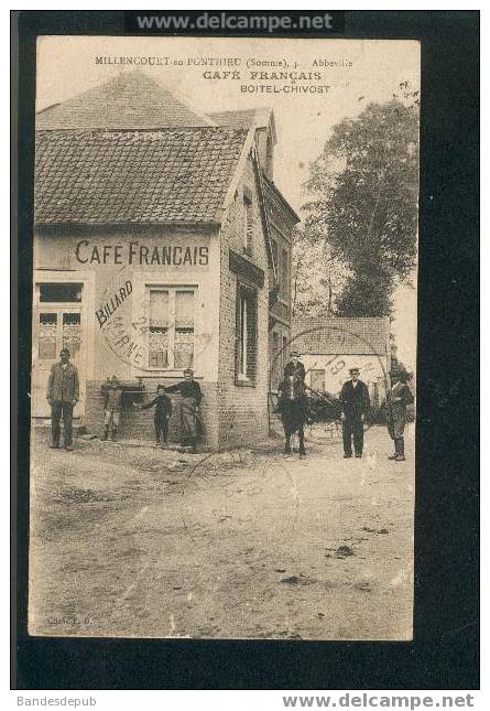 Millencourt En Ponthieu, Près Abbeville - Café Français - Boitel Chivost - Crecy En Ponthieu