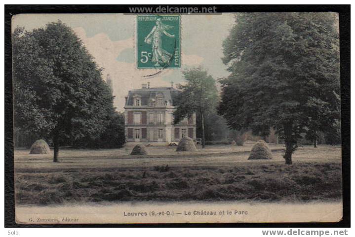 LOUVRES - Le Château Et Le Parc - Louvres