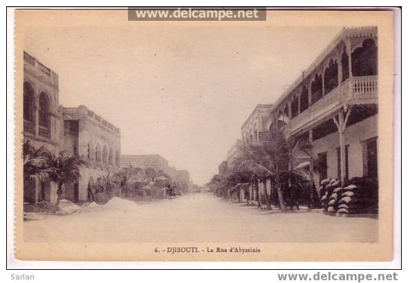 DJIBOUTI , La Rue D'Abyssinie - Djibouti