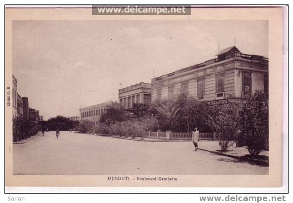 DJIBOUTI , Boulevard Gambetta - Djibouti