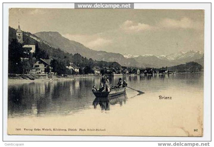 F9  - BRIENZ - (carte Dos Non Divisé) - Brienz