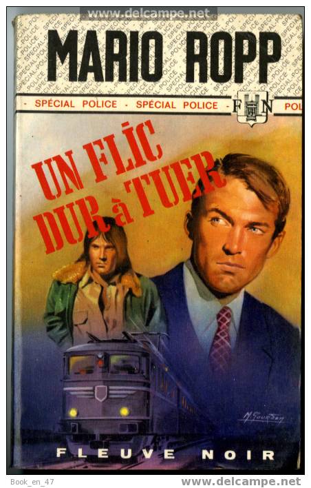 {23706} Mario Ropp ; Spécial Police N°1144. EO 1974.          Train      " En Baisse " - Fleuve Noir