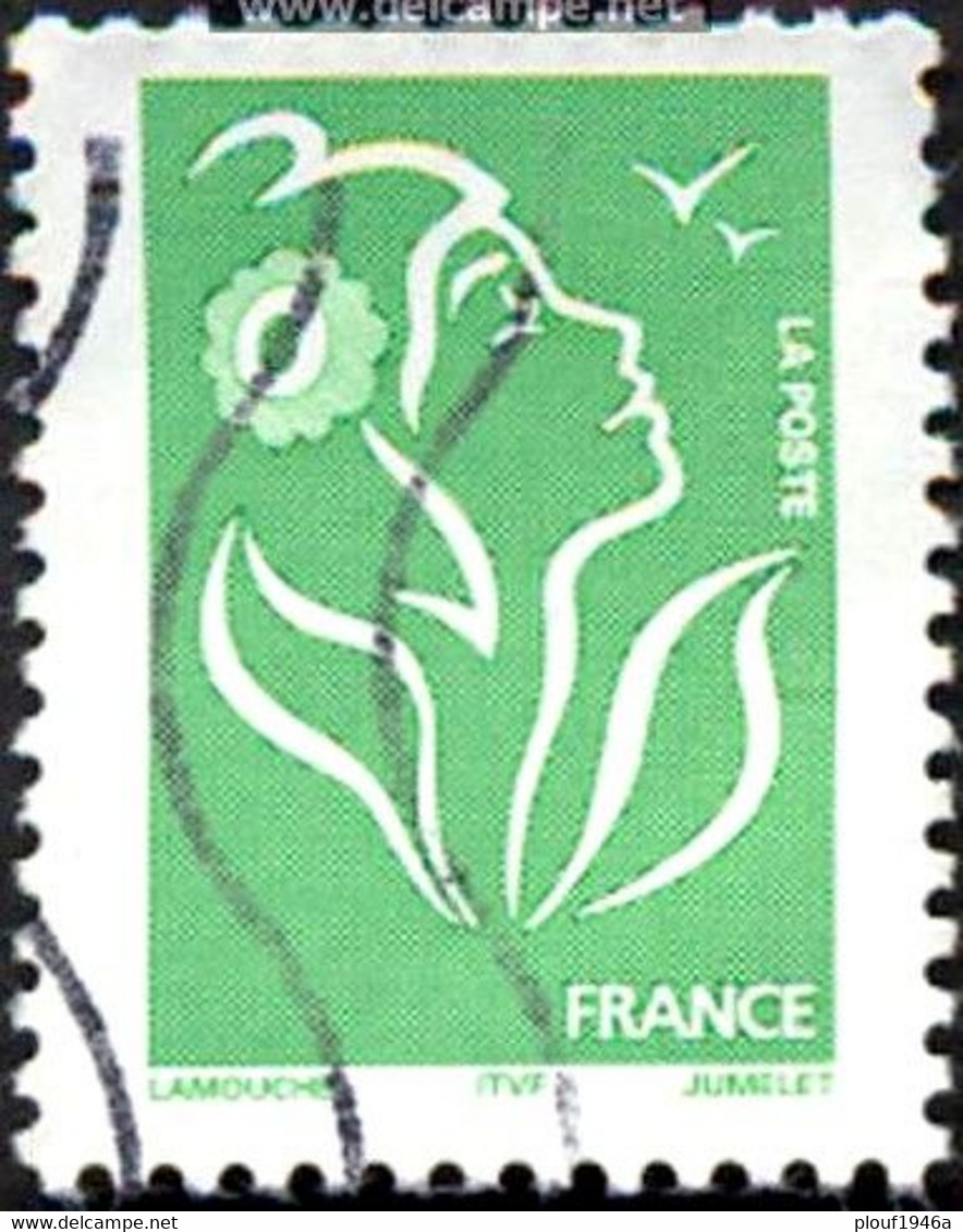 Pays : 189,07 (France : 5e République)  Yvert Et Tellier N° : 3733 (o) - 2004-2008 Marianne Of Lamouche