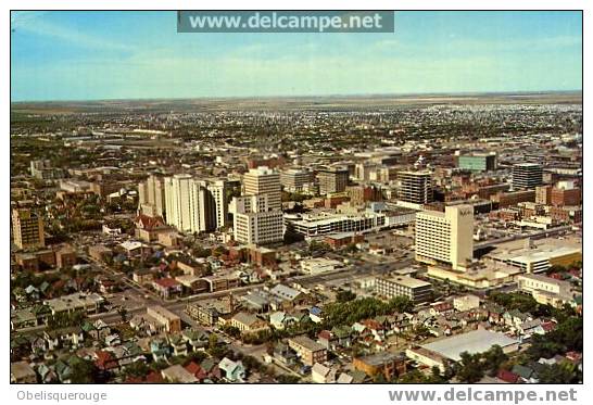 REGINA SASKATCHEWAN A BIRD S EYE VIEW N°86075 - Cartes Modernes