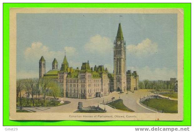 OTTAWA, ONTARIO - ÉDIFICE FÉDÉRAL DU PARLEMENT - CARTE JAMAIS UTILISÉE - PECO - - Ottawa