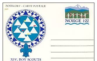 NORGE  XIV° Boy Scouts World Jamboree  Postal Stationery - Autres & Non Classés
