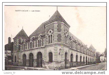 CPA - SAINT CALAIS - LES HALLES - Saint Calais