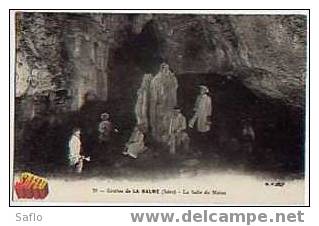 CPA Neuve (38) : Grottes De La Balme: La Salle Du Moine, Animée - La Balme-les-Grottes