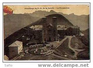 CPA (38) : Pèlerinage De Notre Dame De La Salette - La Procession, Animée - La Salette