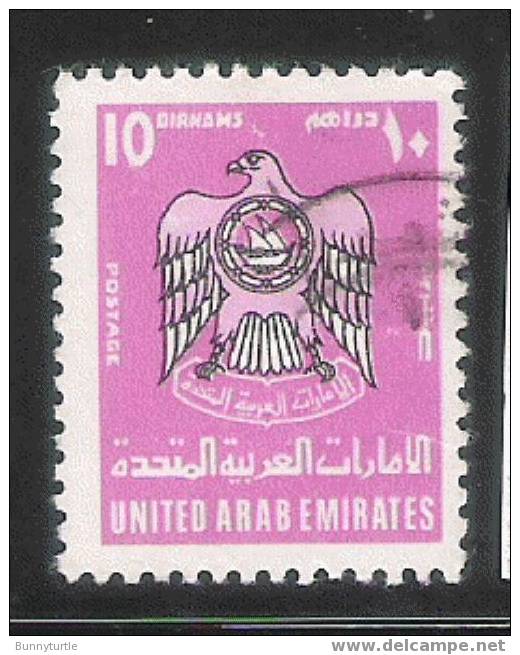 UAE 1977 Arms 10 Dirhams Used - Manama
