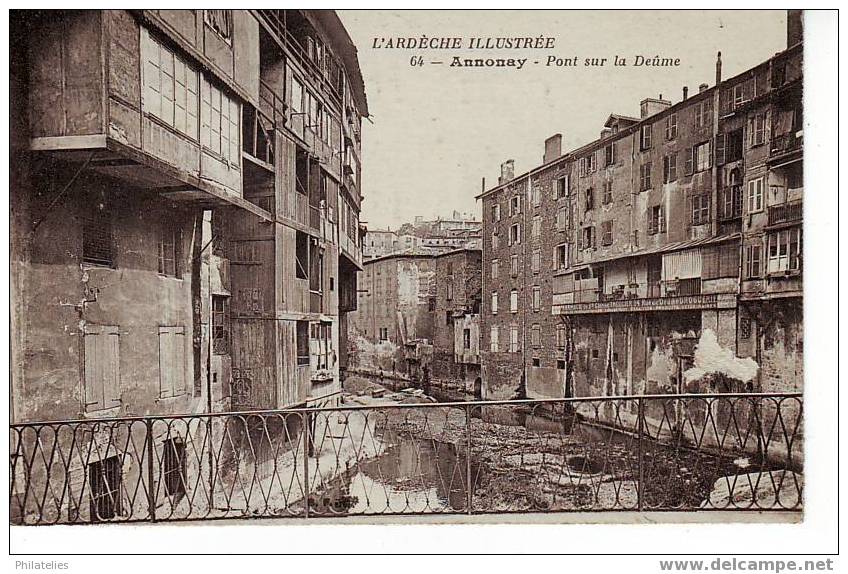 Annonay  Pont Sur La Deume - Annonay