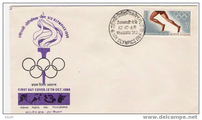 INDE / FDC /  1968 - Zomer 1968: Mexico-City