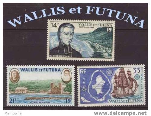 Wallis & Futuna 1955  Aerien  N° 15.16.17  = Neufs ** - Nuovi