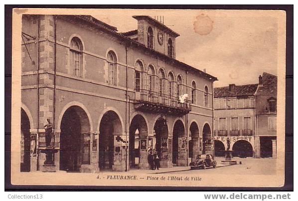 GERS - Fleurance - Place De L'hotel De Ville - Fleurance