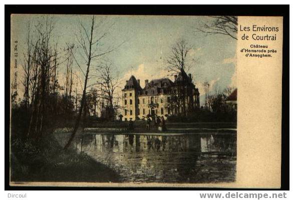 1930-  Environs De Courtrai    Château  De Sainte-Anne - Kortrijk