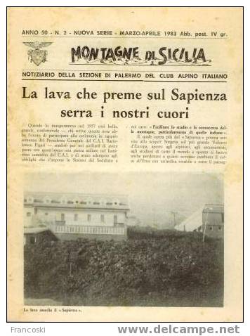 PALERMO-"MONTAGNE DI SICILIA" NOTIZ.SEZIONE  DEL CAI PALERMO-30 APR.1983-Pres.Nazzareno Rovella - Sport