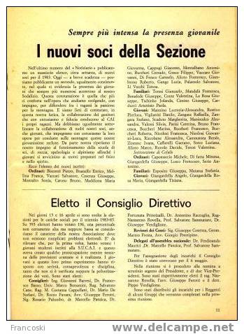 PALERMO-"MONTAGNE DI SICILIA" NOTIZ.SEZIONE  DEL CAI PALERMO-30 APR.1983-Pres.Nazzareno Rovella - Sport