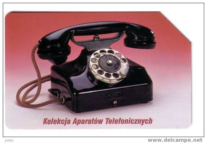 Poland - Polonia - Pologne - Phone - Telephone - Phones - Telefono - Old Telephones Set , Card 1/12 - Polen