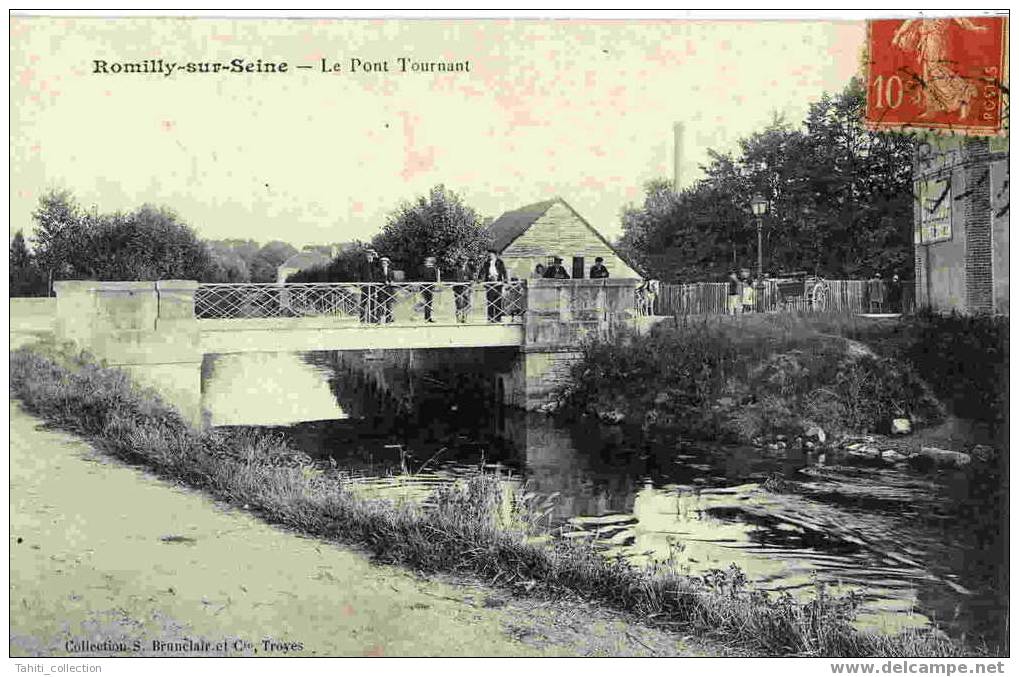 ROMILLY-sur-SEINE - Le Pont Tournant - Romilly-sur-Seine