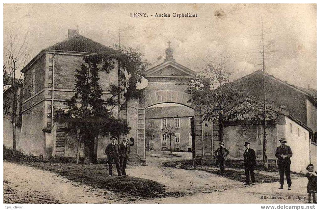 55 LIGNY EN BARROIS Ancien Orphelinat, Animée, Ed Laurent, 1915 - Ligny En Barrois